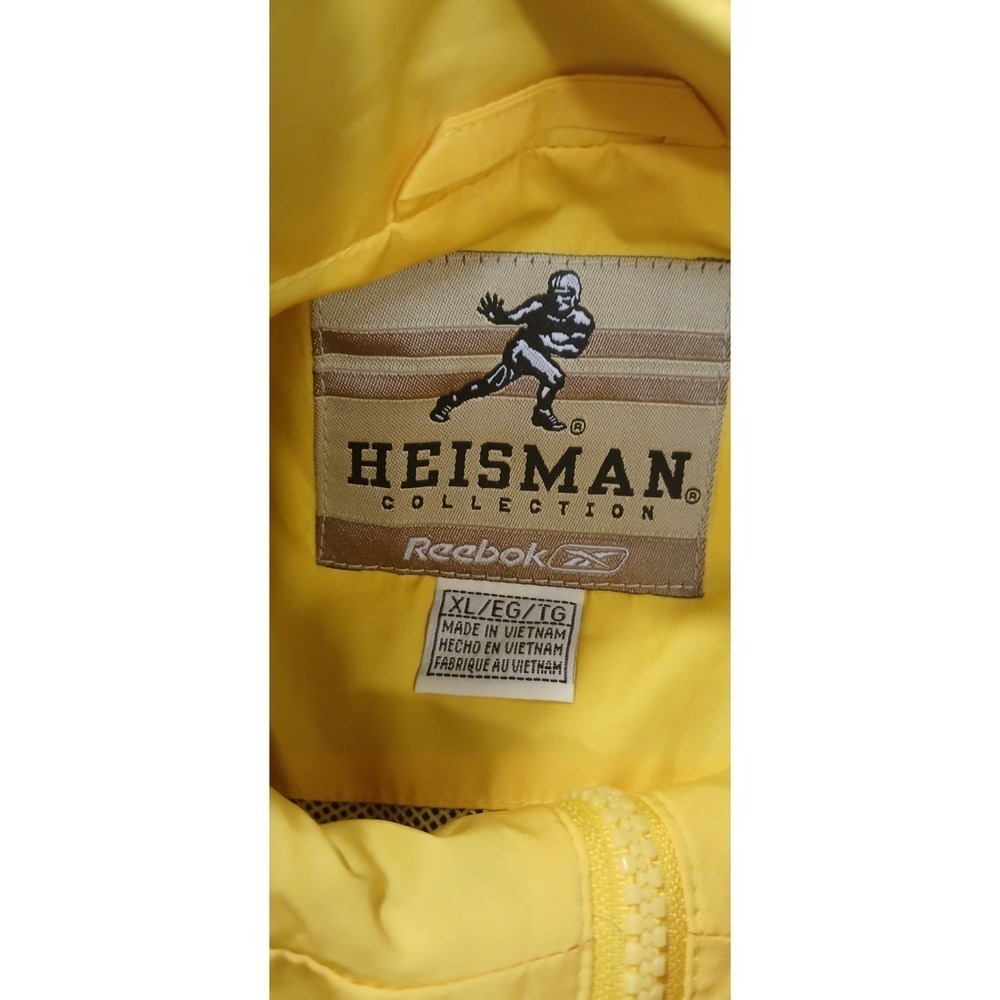 Oregon Ducks Jacket Mens XL Green Yellow NCAA Football Reebok Heisman New!! - Picture 5 of 9